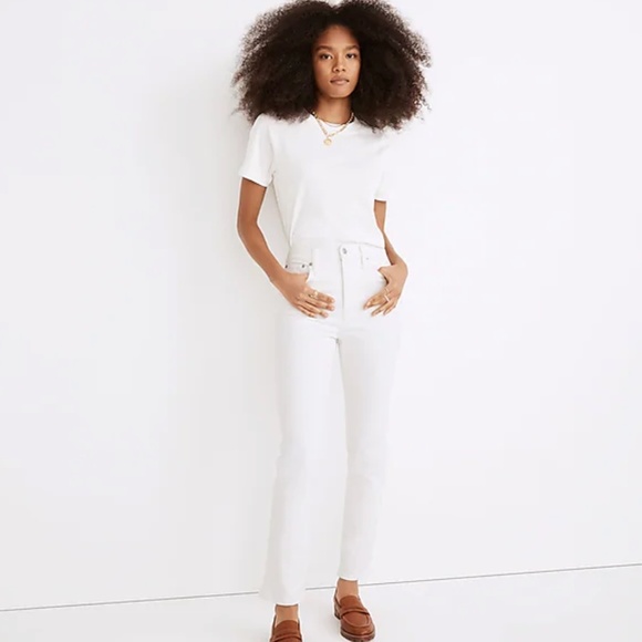 Madewell Perfect Vintage White Jean - Picture 1 of 6